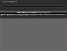 Tablet Screenshot of getadating.com